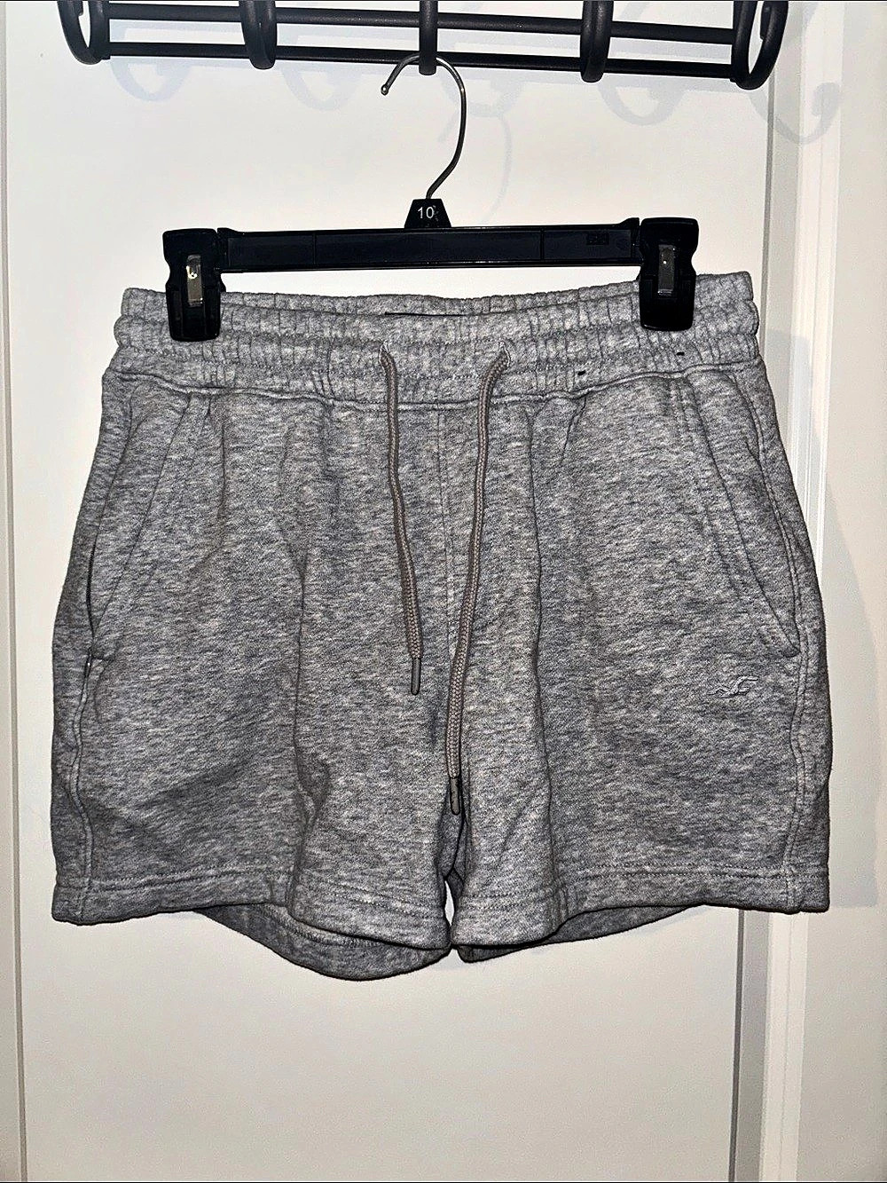 Hollister High-Rise Sweatshorts Gray Athletic Shorts XS